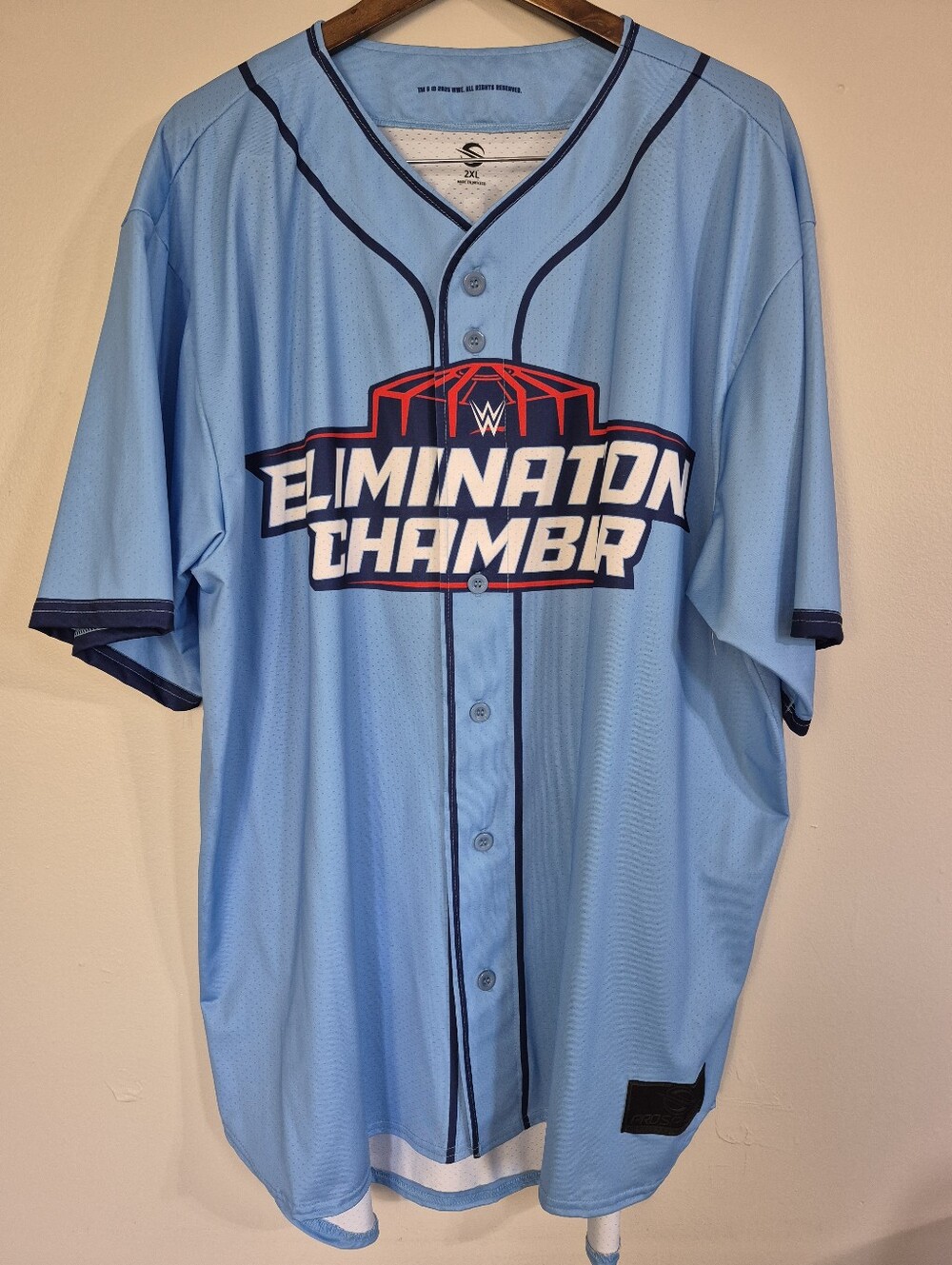 Elimination Chamber Toronto 2025 Blue Jersey Shirt 2XL